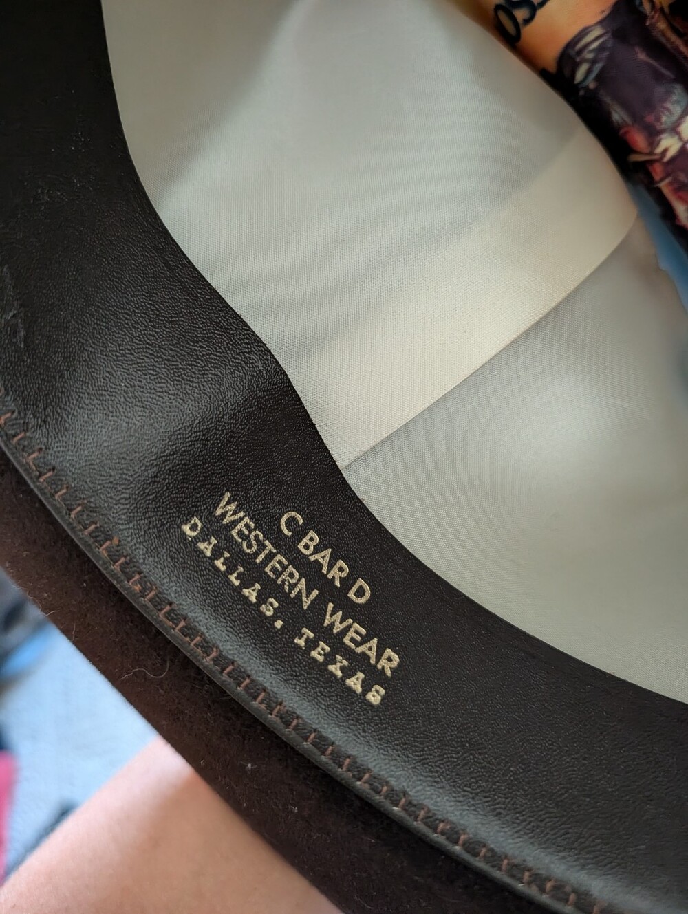 Vintage '60s Stetson 3X Beaver Fur Felt Open Road San Antonio Dress Cowboy Hat - Picture 11 of 11
